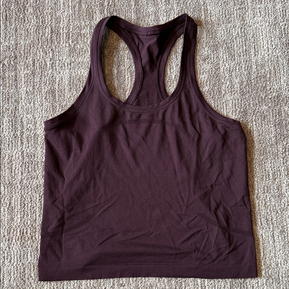 Lululemon swiftly tech racer back tank top. Waist length.